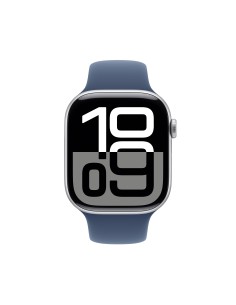 Apple Watch Series 10 OLED 46 mm Digitale 416 x 496 Pixel Touch screen 4G Argento Wi-Fi GPS (satellitare) 2