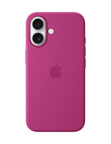 Apple Custodia MagSafe in silicone per iPhone 16 - Fucsia