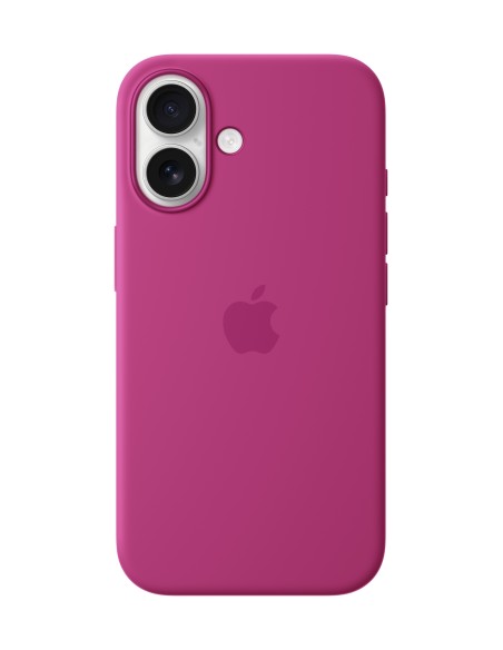 Apple Custodia MagSafe in silicone per iPhone 16 - Fucsia
