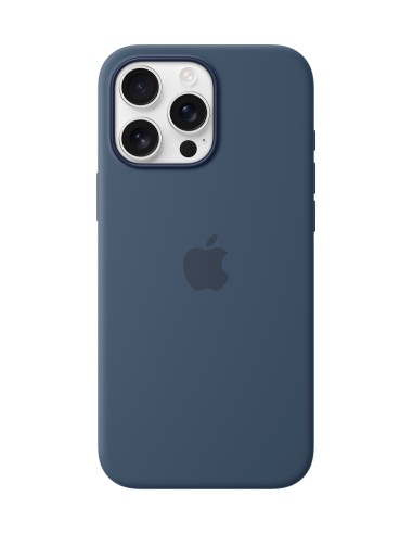 Apple Custodia MagSafe in silicone per iPhone 16 Pro Max - Denim