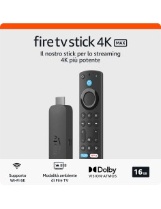 Amazon Fire TV Stick 4K di | Dispositivo per lo streaming con supporto per Wi-Fi 6E e modalità ambiente 2