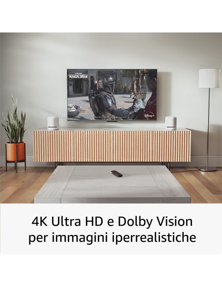 Amazon Fire TV Stick 4K di | Dispositivo per lo streaming con supporto per Wi-Fi 6E e modalità ambiente