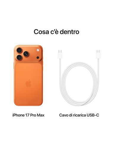 Apple iPhone 17 Pro Max 256GB Arancione Cosmico