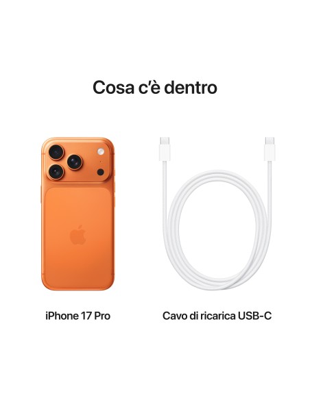 Apple iPhone 17 Pro 256GB Arancione Cosmico