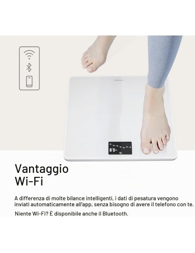 Withings Body Bilancia intelligente Wi-Fi peso e BMI Bianco