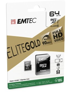 EMTEC EliteGold microSDXC 64GB UHS-I U1 Scheda di memoria 2