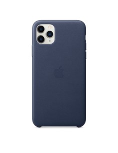 Apple Custodia in pelle per iPhone 11 Pro Max MX0G2ZM/A Midnight Blue 2