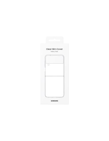 Samsung Clear Slim Cover per Galaxy Z Flip4 EF-QF721CTEGWW Trasparente