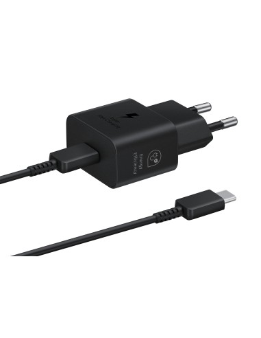 Samsung Caricabatterie USB-C 25W con Cavo USB-C Black - EP-T2510XBEGEU