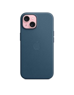 Apple Custodia MagSafe FineWoven per iPhone 15 Pacific Blue - MT3G3ZM/A 2