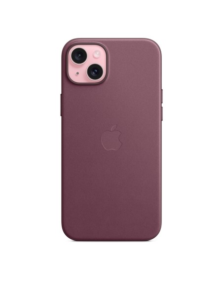 Apple Custodia FineWoven con MagSafe per iPhone 15 Plus Mulberry (MT4A3ZM/A)