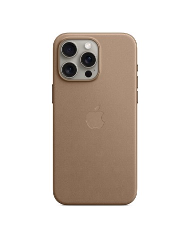 Apple Custodia FineWoven con MagSafe per iPhone 15 Pro Max Taupe (MT4W3ZM/A)