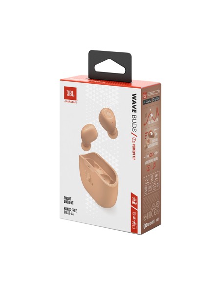 JBL Wave Buds Auricolari Bluetooth In-Ear Beige (JBLWBUDSBEG)