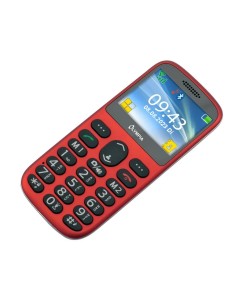 Olympia Sun Komfort Cellulare Dual SIM a Tasti Grandi Rosso 2