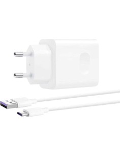 Huawei SuperCharge Alimentatore USB-C 22,5W con Cavo USB-C Bianco