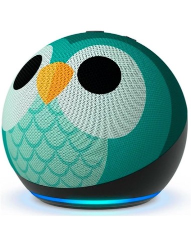 Amazon Echo Dot (5ª generazione) Kids Design Gufo con Alexa