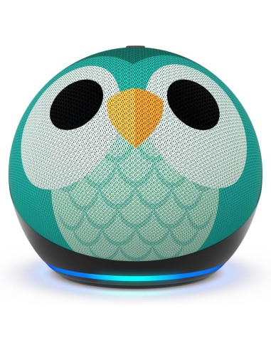 Amazon Echo Dot (5ª generazione) Kids Design Gufo con Alexa