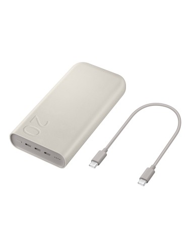 Samsung Powerbank 20.000 mAh 45W 3 porte USB-C - Beige