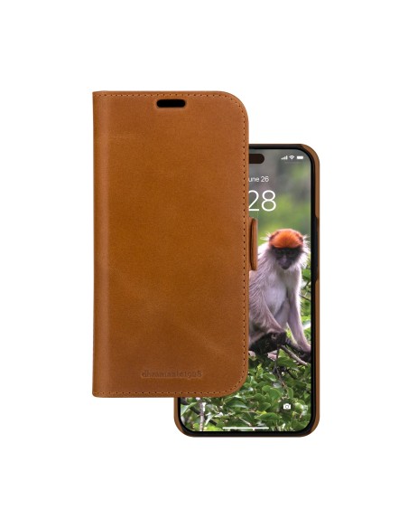 dbramante1928 Lynge Slim Custodia in pelle Brown per iPhone 15 Plus - LY67GTBL1837