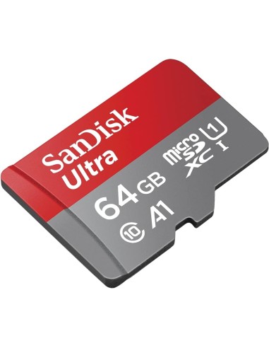 SanDisk Ultra microSDXC 64GB 100 MB/s con adattatore SD (SDSQUAR-064G-GN6MA)