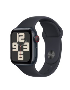 Apple Watch SE GPS + Cellular 40mm Alluminio Midnight con Sport Band Midnight S/M (MXGC3QF/A)