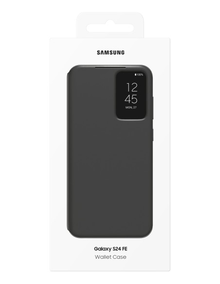 Samsung Smart View Wallet Case Nero per Galaxy S24 FE - EF-ZS721CBEGWW