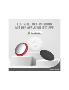 4smarts SkyTag Slim Localizzatore Bluetooth Set da 4 Nero / Rosso / Bianco 2