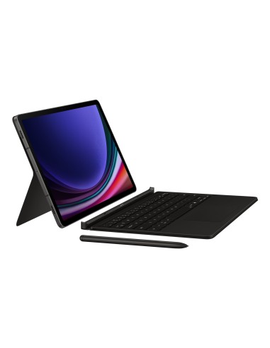 Samsung Book Cover Keyboard Nero per Galaxy Tab S9 / S9 FE - EF-DX725