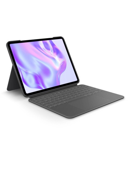 Logitech Combo Touch Custodia con Tastiera QWERTZ Graphite per Apple iPad Pro 13" (2024/2025)