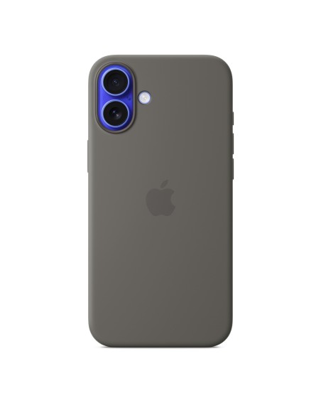 Apple Custodia in silicone con MagSafe per iPhone 16 Plus Stone Grey - MYYC3ZM/A