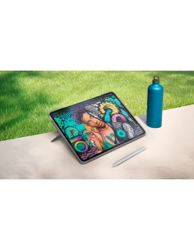 Logitech Combo Touch Custodia con Tastiera QWERTZ Oxford Grey per Apple iPad Air 13 pollici (2024/2025) - 920-012611