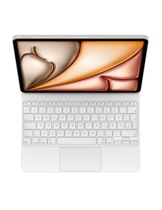 Apple Magic Keyboard per iPad Air 13 pollici (M3) Layout Tedesco QWERTZ Bianca (MDFW4D/A)