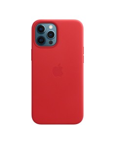 Apple Custodia in Pelle con MagSafe Red per iPhone 12 Pro Max (MHKJ3ZM/A)