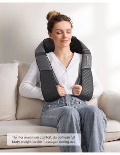 Renpho Massaggiatore Shiatsu Cervicale e Spalle con Funzione Calore Black 2