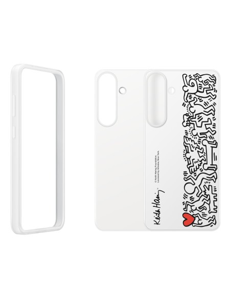 Samsung FlipSuit Case Keith Haring per Galaxy S25+ EF-MS936CWEGWW - White