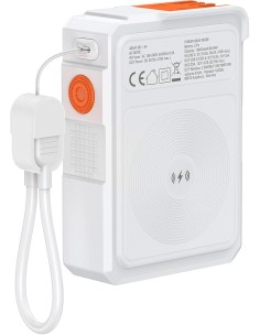 4smarts 6in1 Hybrid Charger Powerbank Wireless 10.000 mAh Bianco - 541384 2