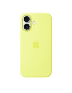 Apple Custodia in silicone con MagSafe Neon Yellow per iPhone 17 (MGEV4ZM/A)