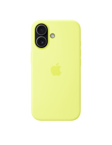 Apple Custodia in silicone con MagSafe Neon Yellow per iPhone 17 (MGEV4ZM/A)