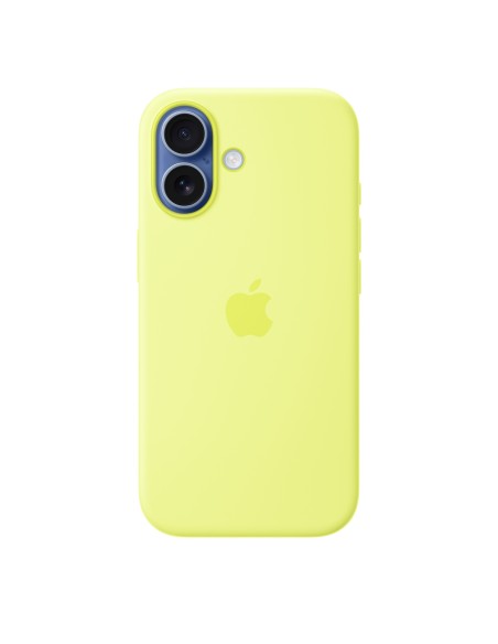 Apple Custodia in silicone con MagSafe Neon Yellow per iPhone 17 (MGEV4ZM/A)
