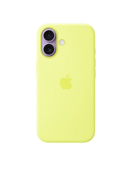 Apple Custodia in silicone con MagSafe Neon Yellow per iPhone 17 (MGEV4ZM/A)