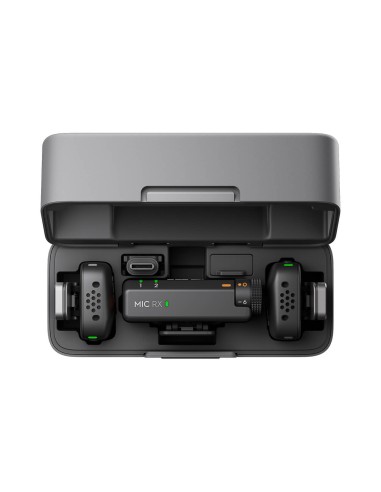DJI Mic Mini (2 TX + 1 RX + custodia di ricarica) - Microfono wireless Black