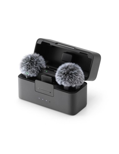DJI Mic Mini (2 TX + 1 RX + custodia di ricarica) - Microfono wireless Black