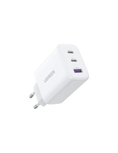 UGREEN Caricabatterie da parete rapido 65W, USB-A e 2x USB-C - White 2
