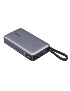 UGREEN Nexode Power Bank 20000 mAh 67W con Cavo USB-C Integrato Grey