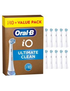 Oral-B iO Ultimate Clean Testine di ricambio Bianche - Confezione da 10 2