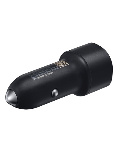 Samsung Caricabatterie da auto 15W EP-L1100WB con 2 porte USB e cavo dati 2-in-1 Black
