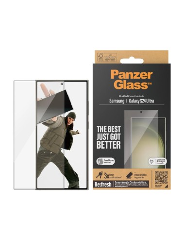 PanzerGlass Ultra-Wide Fit Vetro protettivo con EasyAligner Trasparente per Samsung Galaxy S24 Ultra