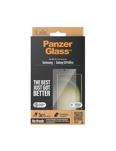 PanzerGlass Ultra-Wide Fit Vetro protettivo con EasyAligner Trasparente per Samsung Galaxy S24 Ultra