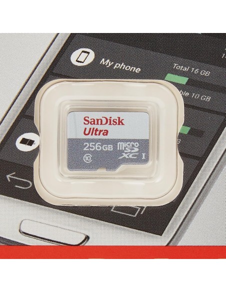 SanDisk Ultra microSDXC 256GB UHS-I Classe 10 A1 - Grey