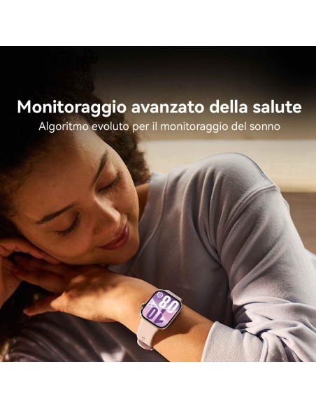 Huawei WATCH FIT 4, cassa in alluminio e cinturino nero. Fino a 10 giorni di autonomia e compatibile con iOS e Android